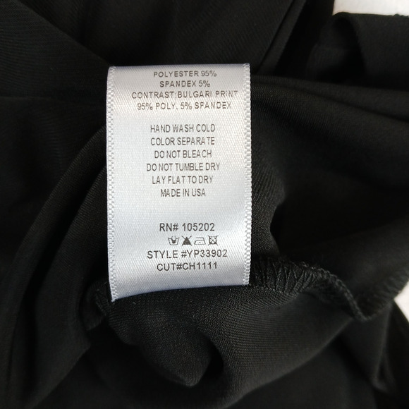 Chalet Et Ceci Tunic Small Black Asymmetrical Lagenlook Slinky Art To Wear - Picture 6 of 10